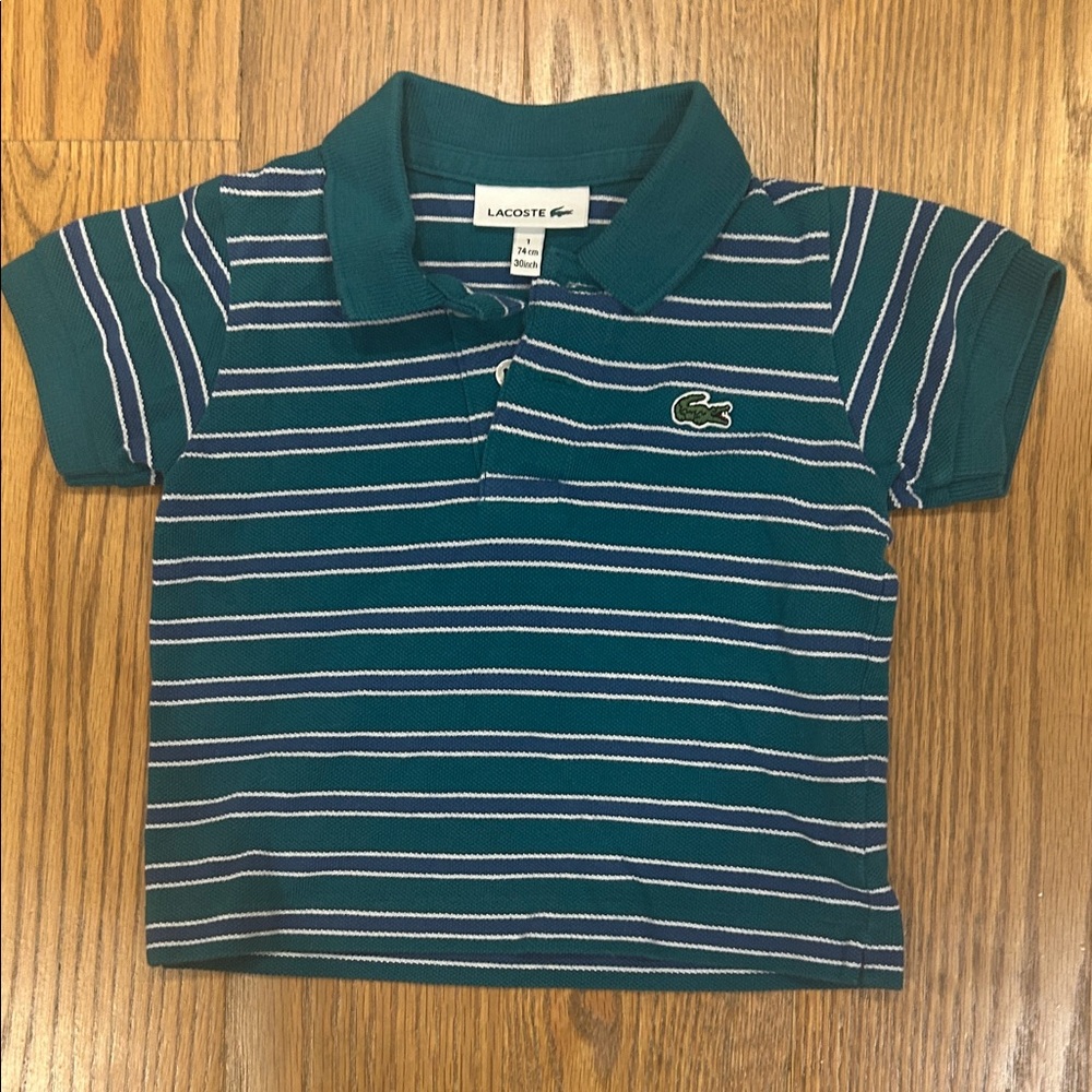Lacoste Polo Shirt size 1 year baby toddler